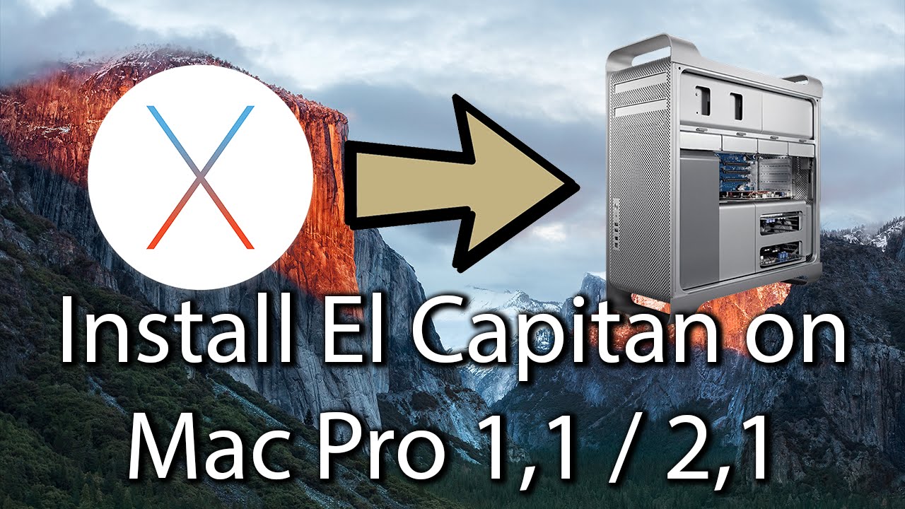 video card for mac pro 2.1 elcapitan